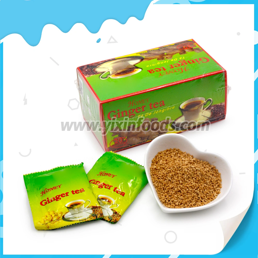 Box Packing Honey Ginger Tea Instant Ginger Drink Powder